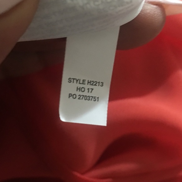 0065 Jcrew velvet orange going out top sz 2 - Picture 8 of 8